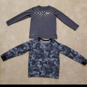 2 Boys Nike long-sleeves Size 4